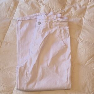 White Shein crop Jeans